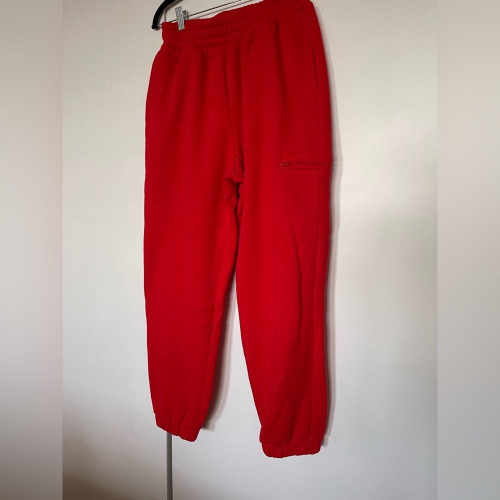 Red Women's Track Jogger Pants - Casual Comfort